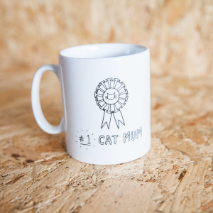 #1 cat mum mug