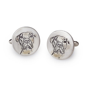 custom pet cufflinks