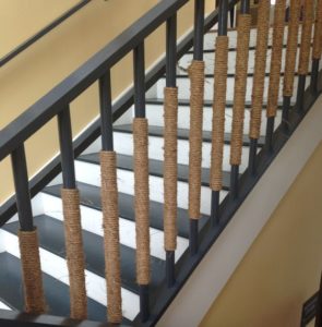 sisal wrapped railings