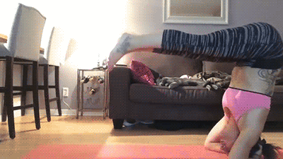 cat yoga scare