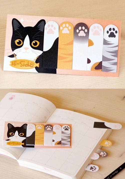 cat-paw-sticky-notes